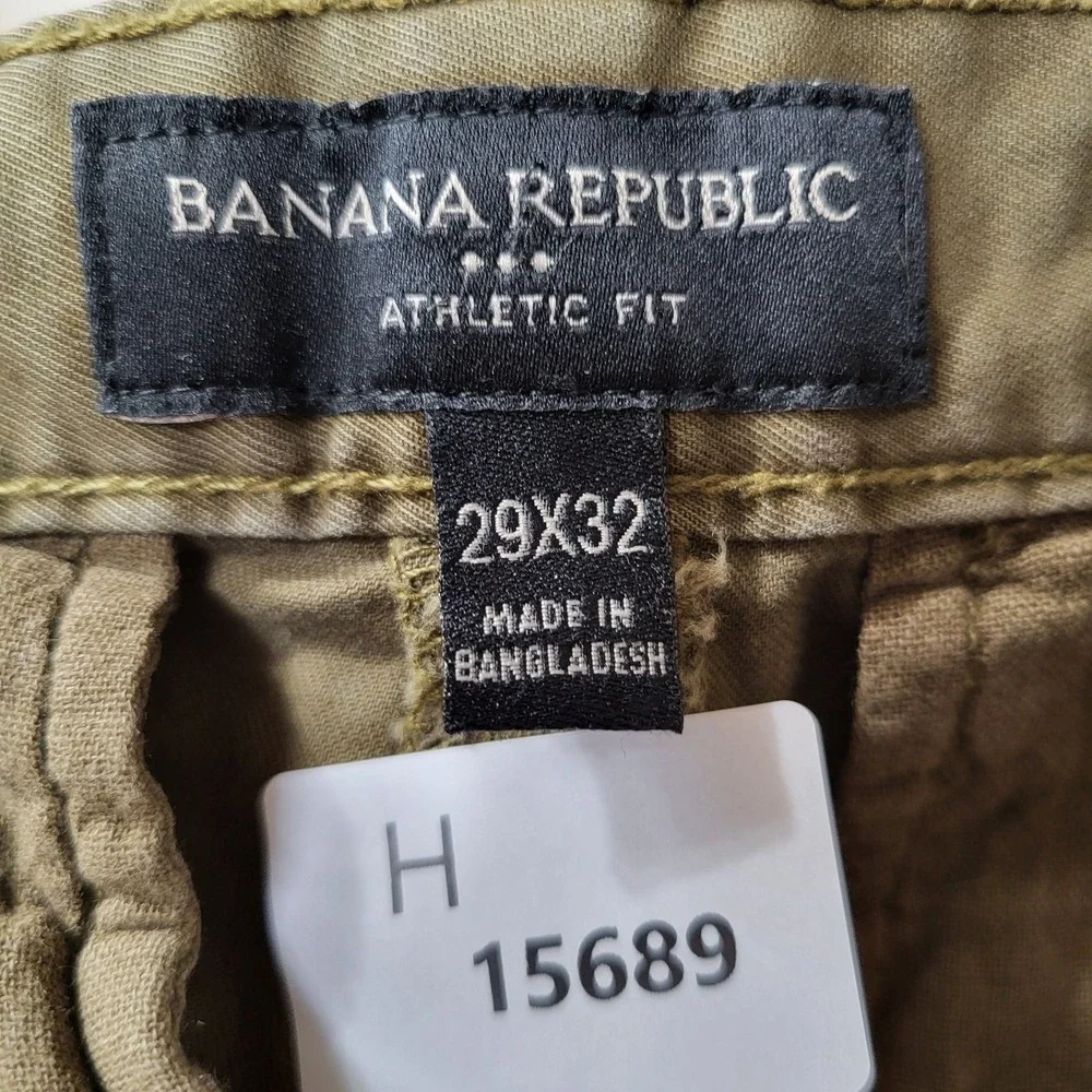 Banana Republic Men Pants 29X32 Khaki Chino Twill READ
